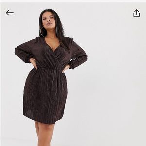 ASOS curve wrap dress